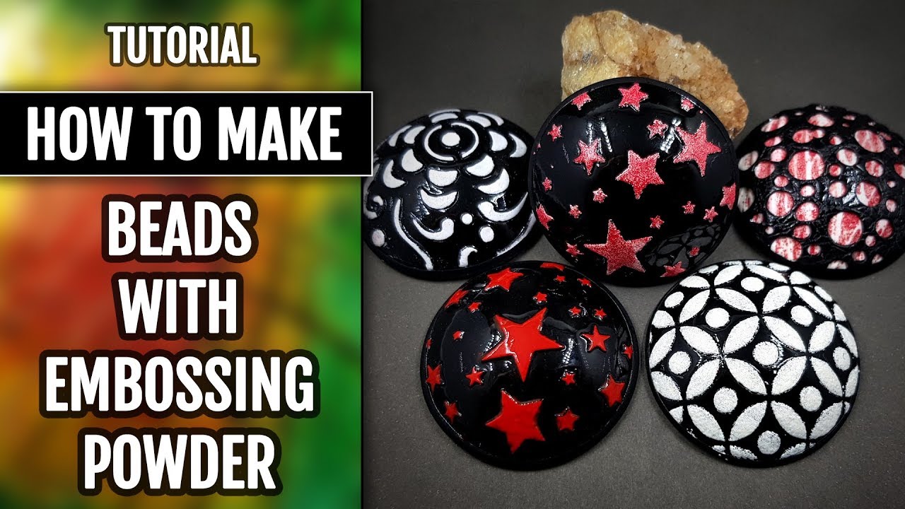 How to Make Beads by Using the Low-Temp Enamel or Embossing Powder!