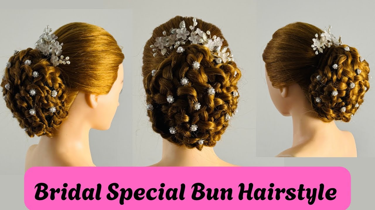 Low Bun Hairstyle - Perfect for Bridal & Party!