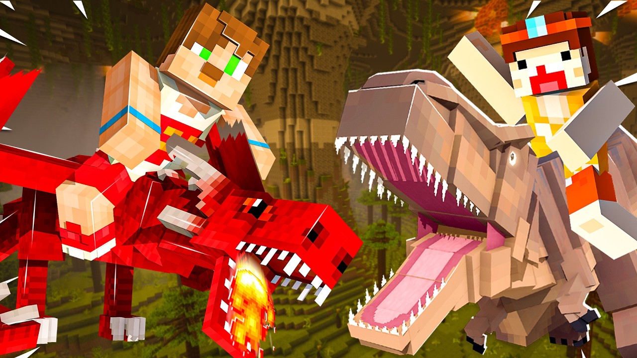 Minecraft'ta NASIL DİNOZOR ve EJDERHA EVCİLLEŞTİRDİK?