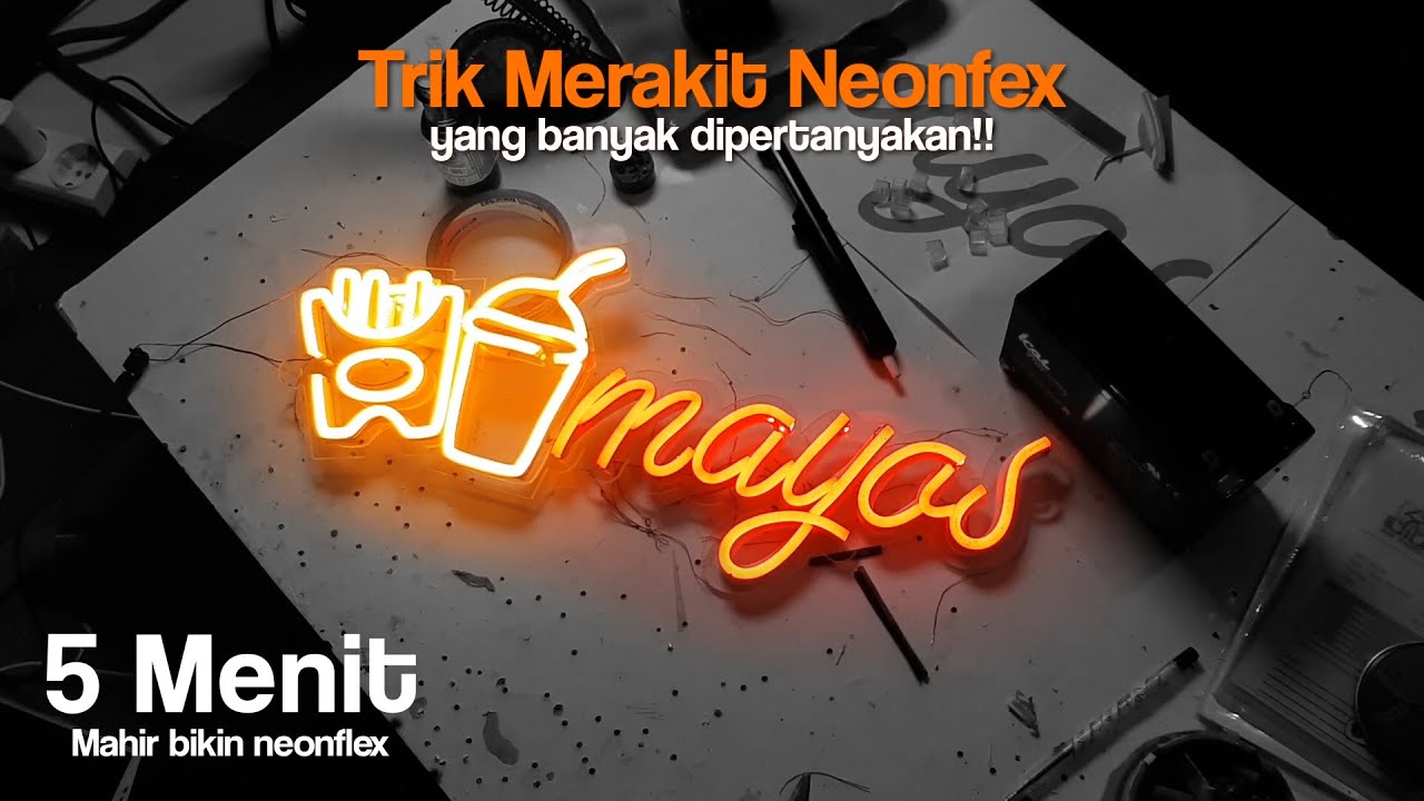 Cara Penyambungan Kabel Neonflex
