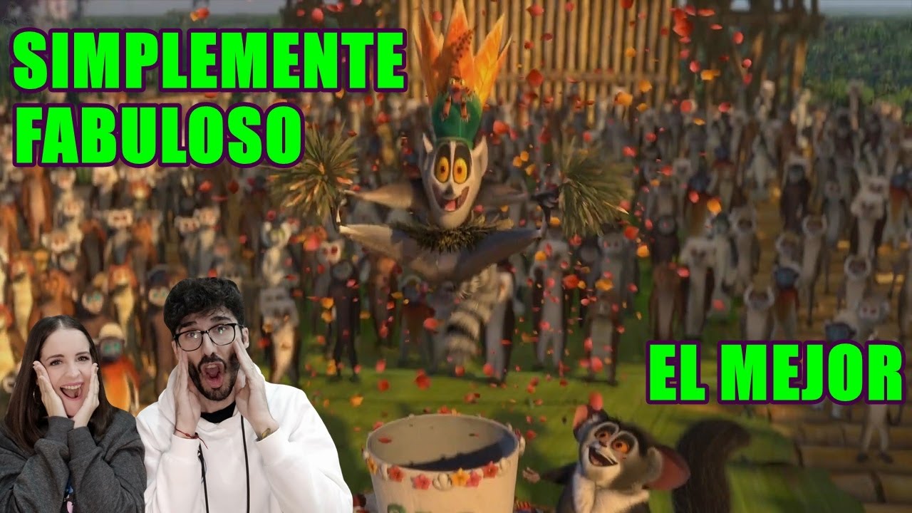 ESPAÑOLES REACCIONAN A DOBLAJE LATINO VS ESPAÑOL DE MADAGASCAR/QUIERO MOVER EL BOTE #DOBLAJES