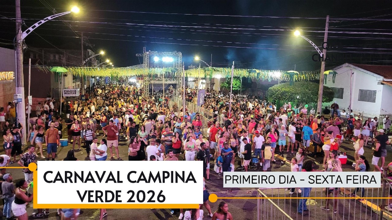 Campina Verde: Grande público prestigia a primeira noite de Carnaval