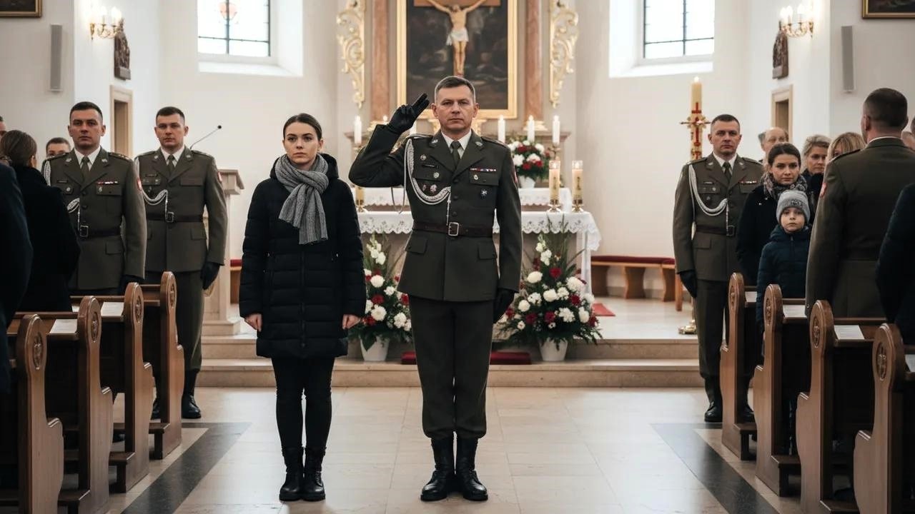 Śmiali się, że jest bezdomna… aż dowódca odkrył znaczenie tej świątecznej naszywki