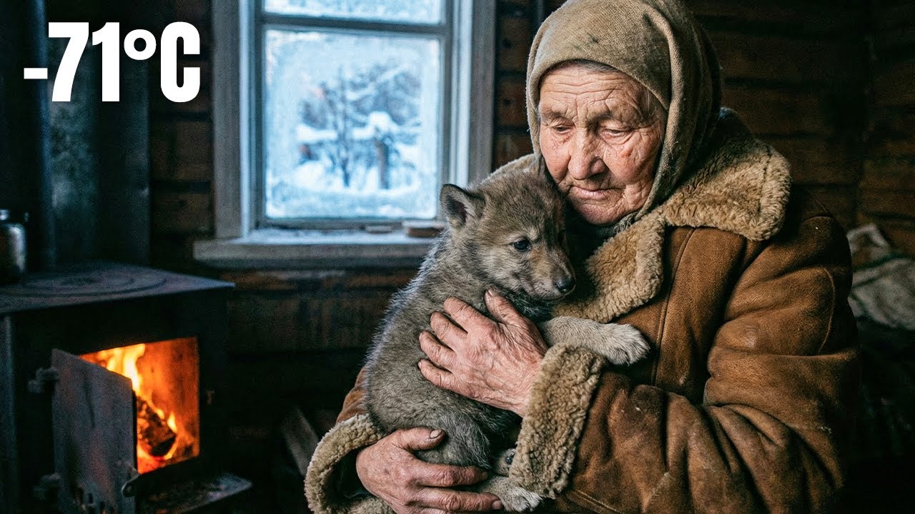 Elder Woman Saved a Freezing Wolf Pup in -70°C Siberia | Heartwarming Animal Rescue 🐺❤️
