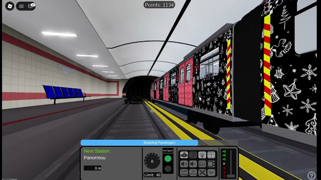 Roblox Athens Metro - Line 3 Visual