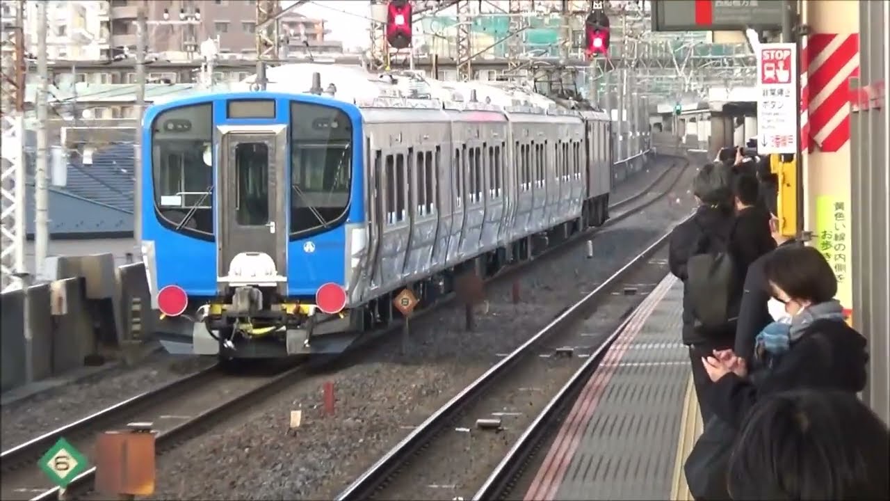 2026年3月16日JR貨物EH500-8号機牽引　阿武隈急行AB900系8・9編成甲種輸送西浦和　大宮駅にて