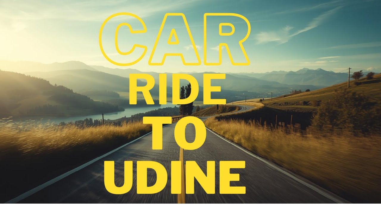 Driving Through Udine&rsquo;s Countryside &ndash; Buttrio to Udine Car Journey