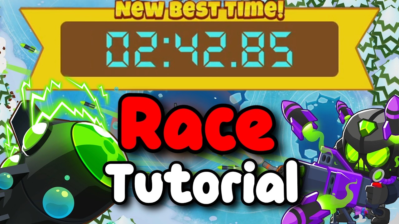 BTD6 Race Tutorial / guide | Guns Blazing
