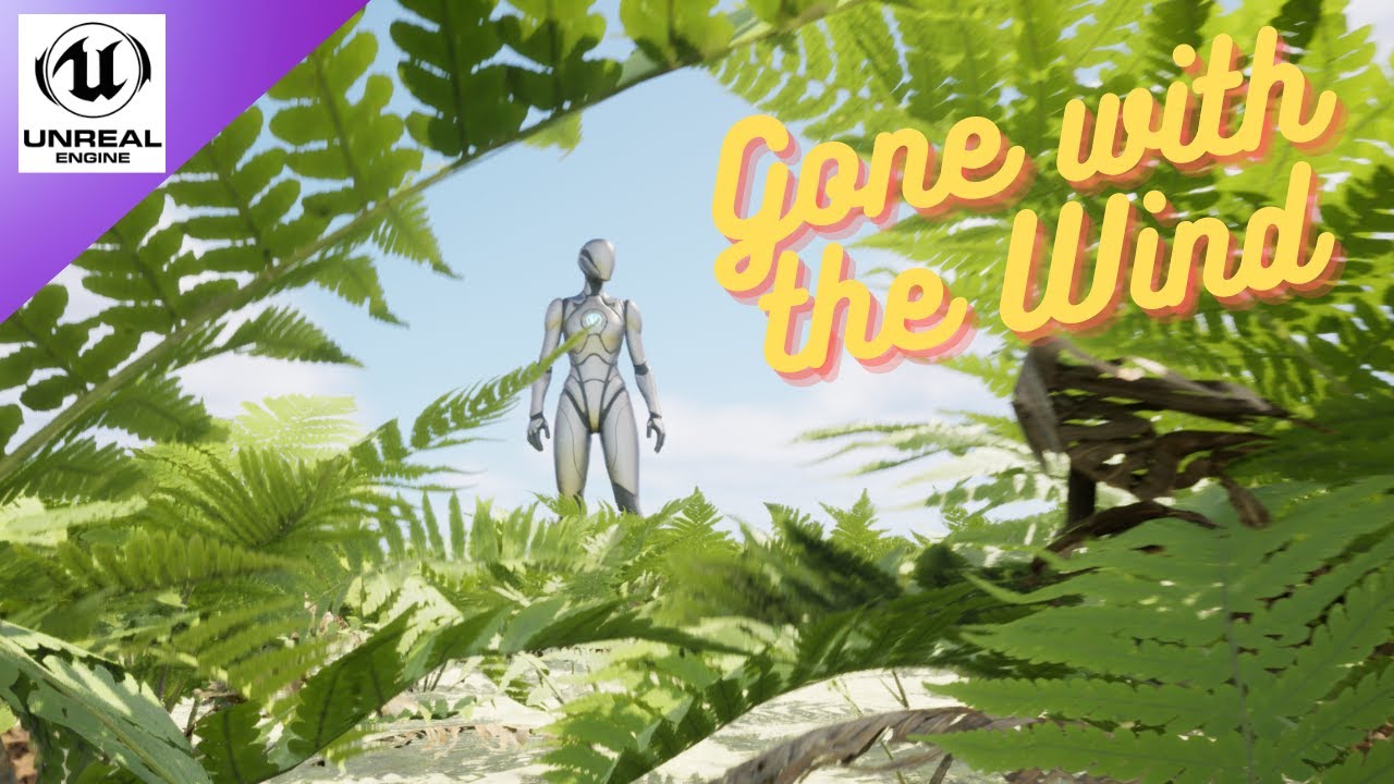 Как сделать ветер в траве Unreal Engine / Animation in the grass Unreal Engine 5 Анимация травы