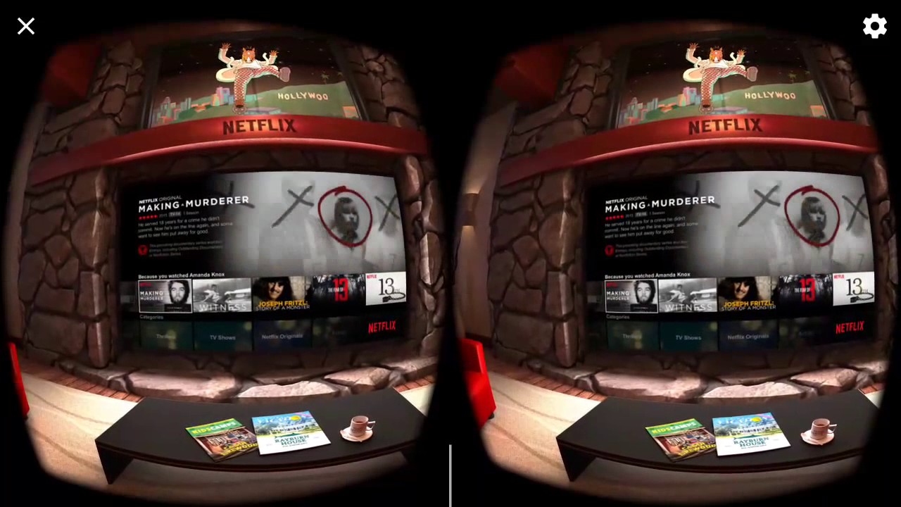Netflix VR (Google Daydream)