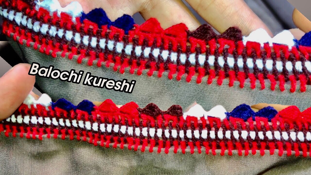 How to New design qureshi | Balochi kureshi | tutorial class | نوکیں قُریشی| crochet top design…