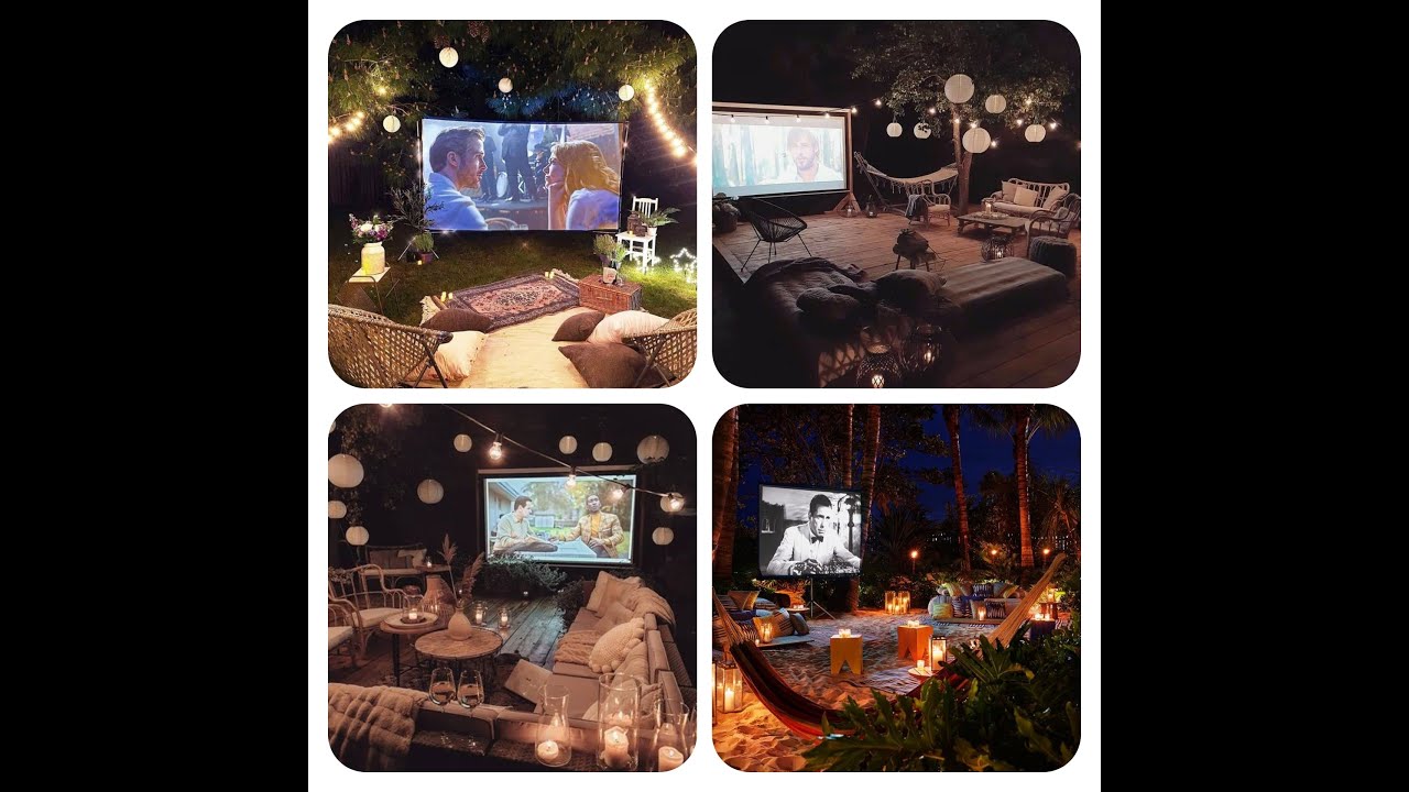 Outdoor Movie Night Ideas | Outdoor Movie Theater | Best Outdoor Projector Screen for Movies