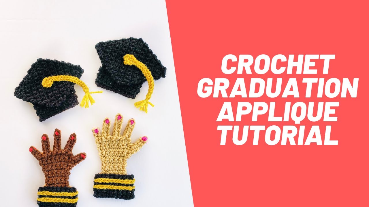 How to Crochet a Graduation Appliqué