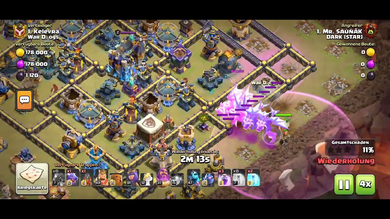 Clash of Clans Kev my fire defense troop haha