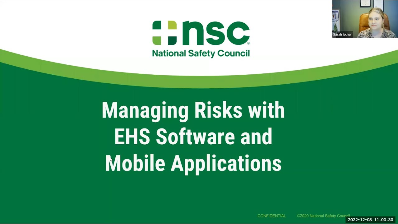 EHS Software and Mobile Applications Webinar
