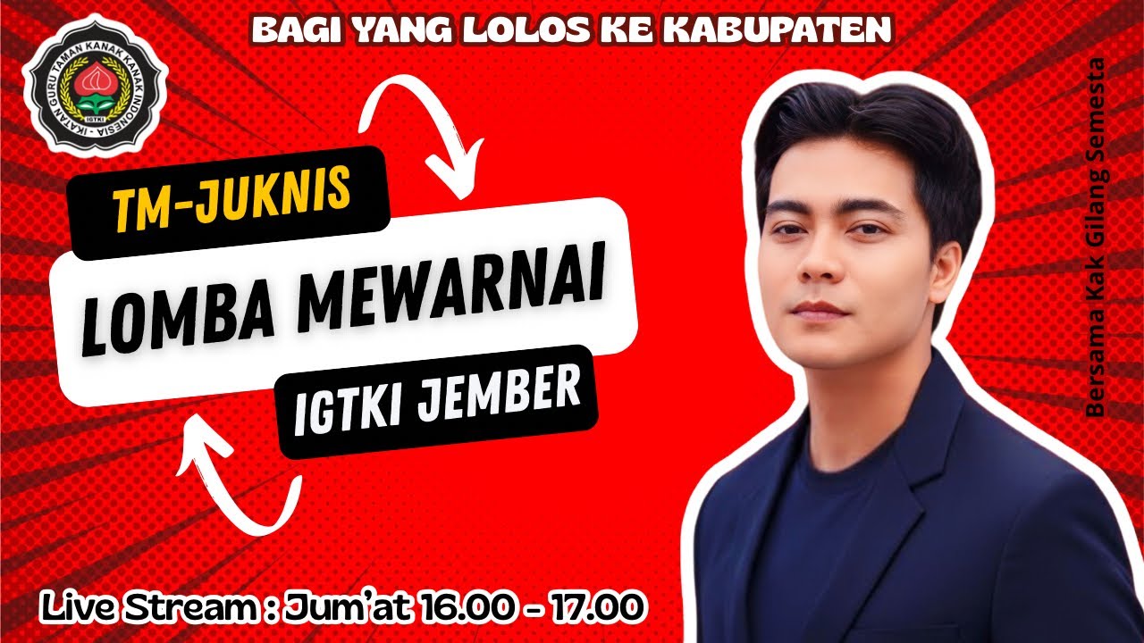TM Juknis & Kriteria Penilaian Lomba Mewarnai (Teknik Kontur) Bulan Guru Nasional IGTKI Kab. Jember