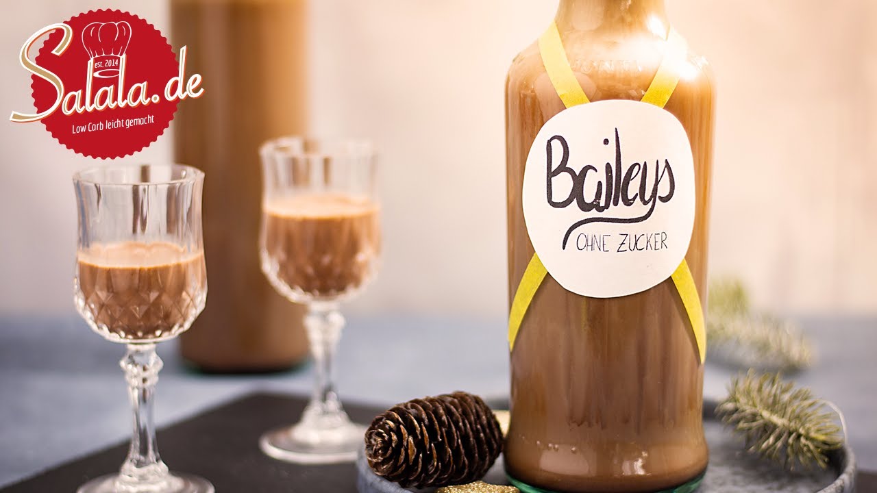 Baileys oder Irish Cream ganz einfach selber machen I Low Carb Rezept f&uuml;r Schoko-Sahne-Lik&ouml;r