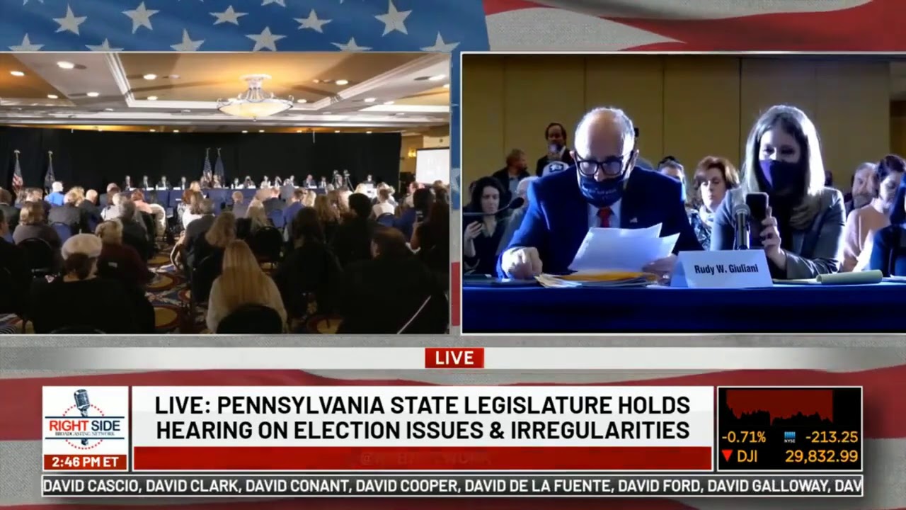 President Trump's full remarks at the PA State Senate hearing on voter fraud in the 2020 Election