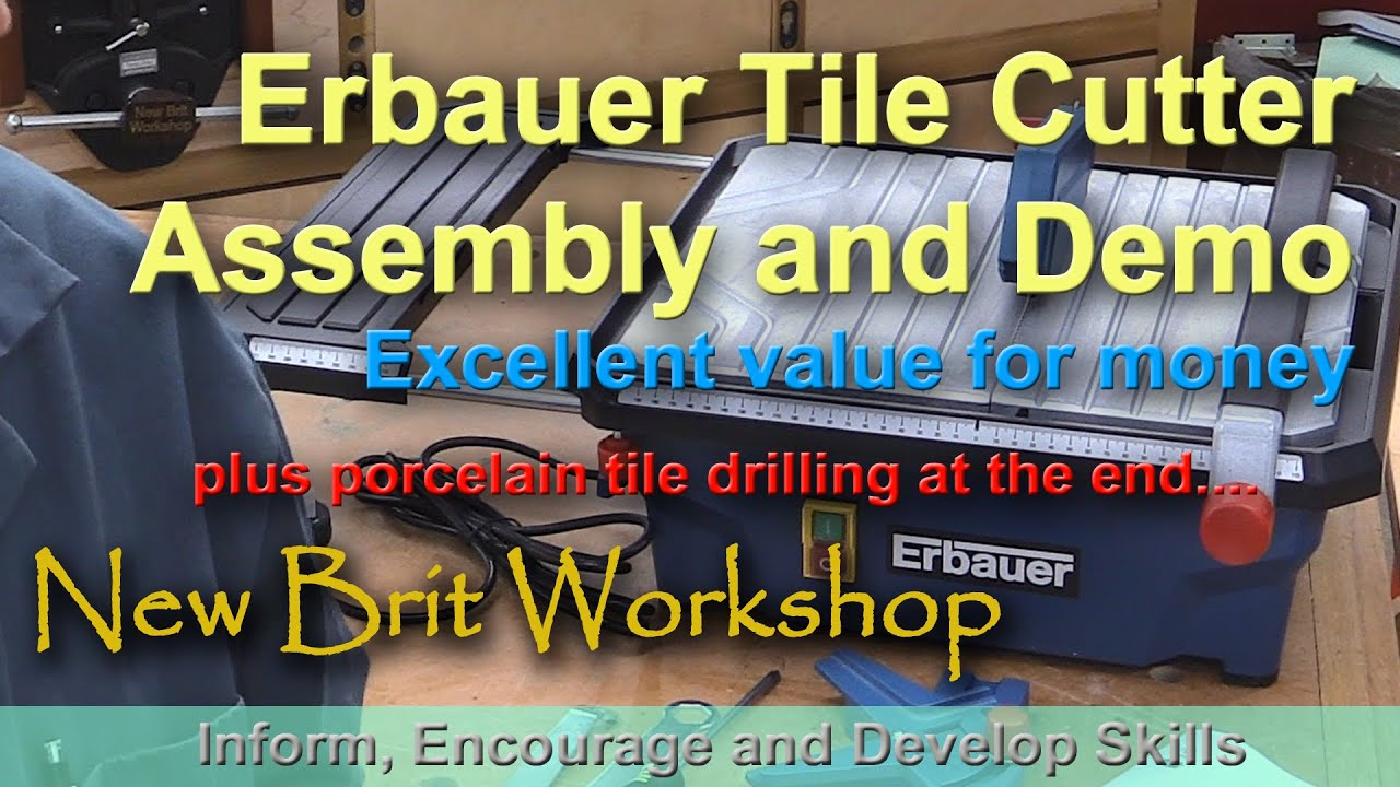Erbauer Tile Cutter - Assembly and Demonstration