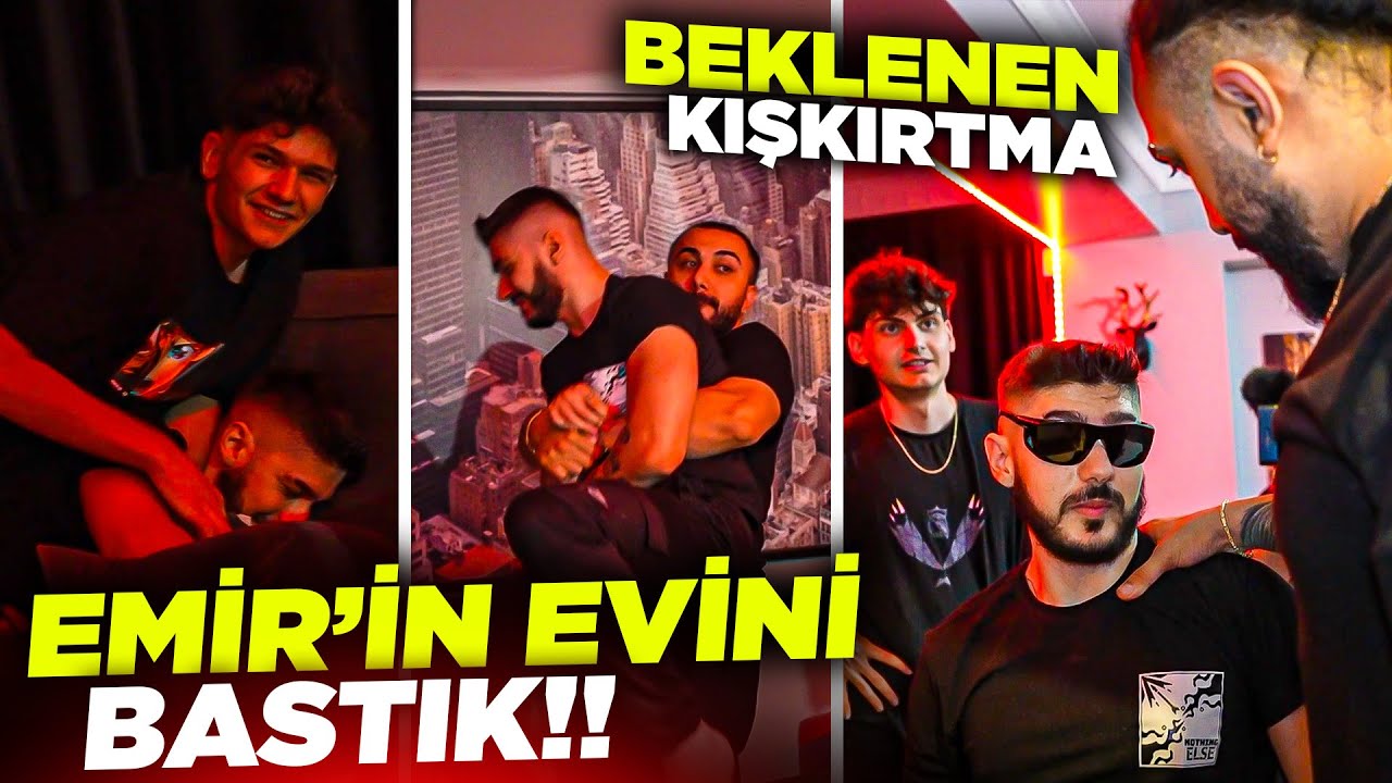 EKİPLE YILLAR SONRA EMİR'İN EVİNİ BASTIM!! 😱 (SASUKEYLE BİRBİRİNE GİRDİLER) BEKLENEN KIŞKIRTMA!