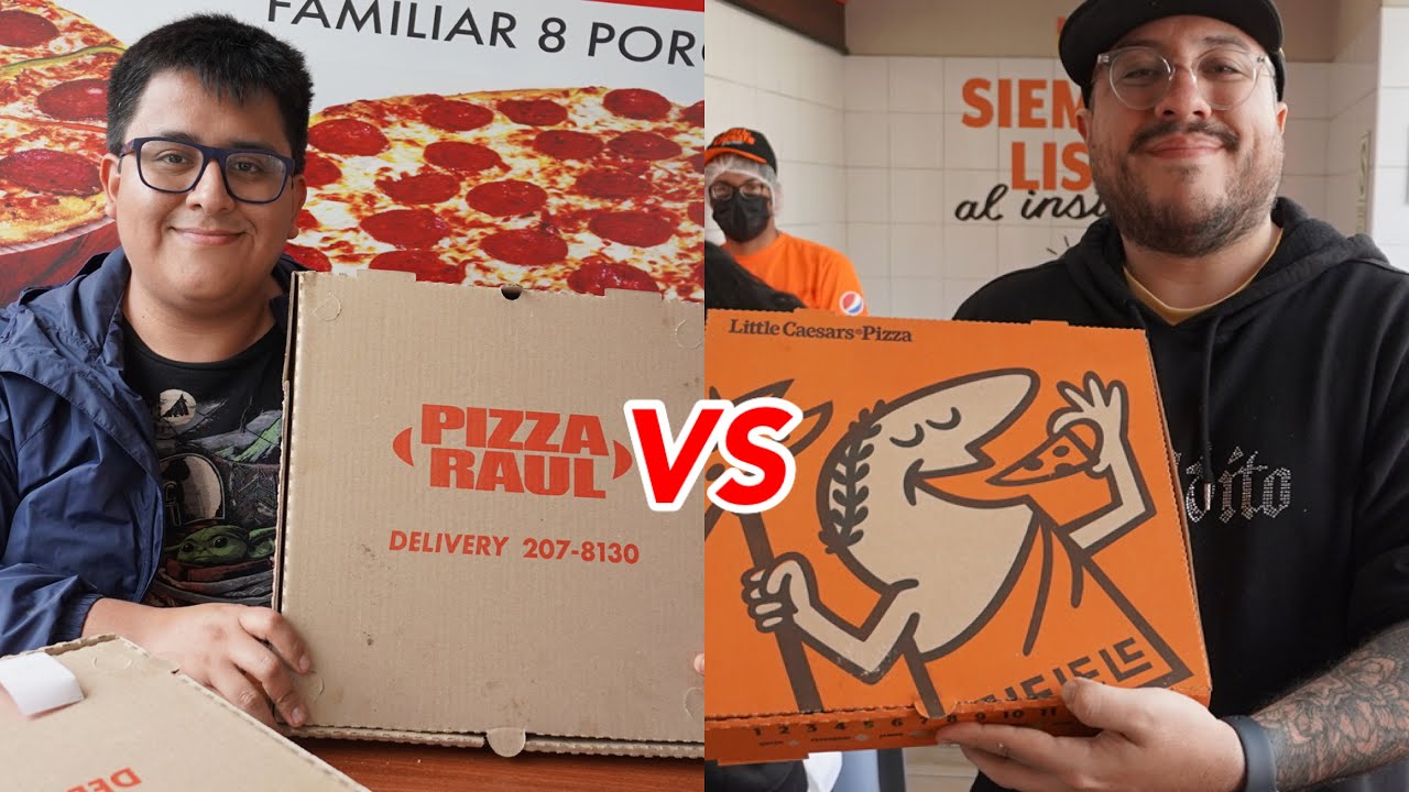 PIZZA RAUL VS PIZZA LITTLE CESAR | elcholomena