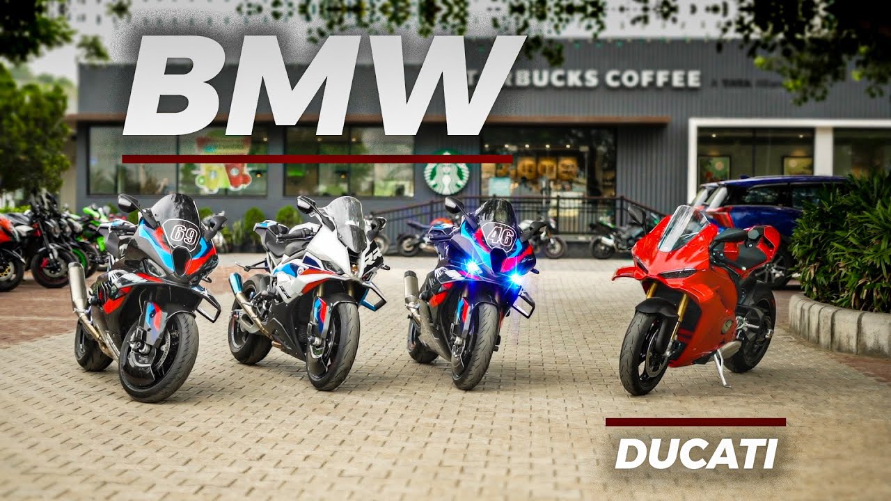 BMW&rsquo;s V/S Ducati 🔥 Sunday ride like never before !!
