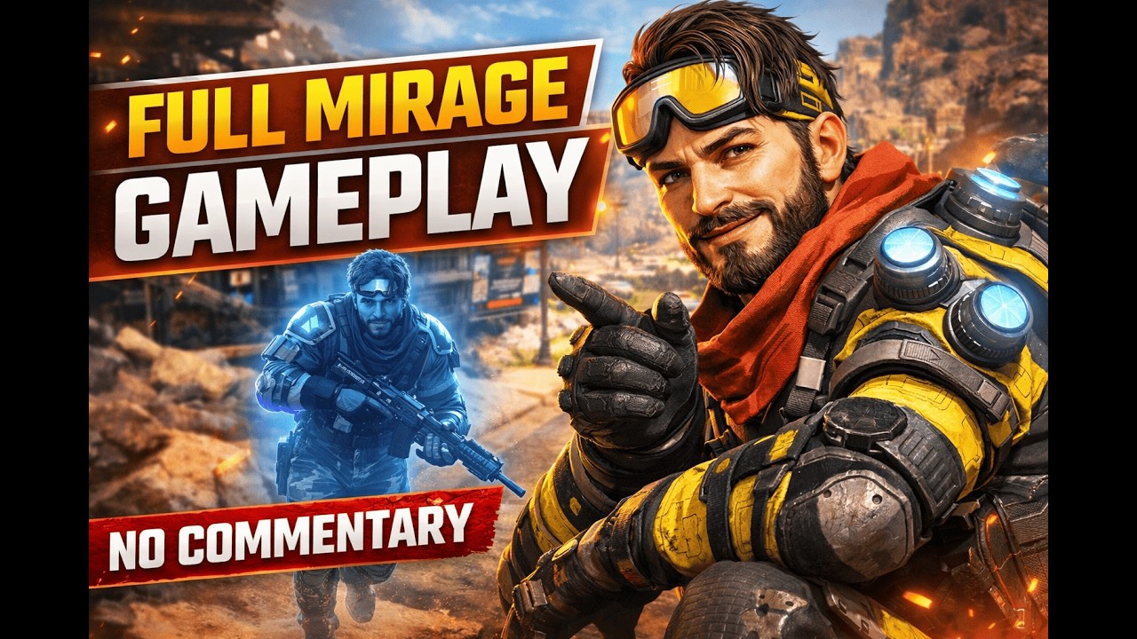 Full Mirage Gameplay – Apex Legends No Commentary