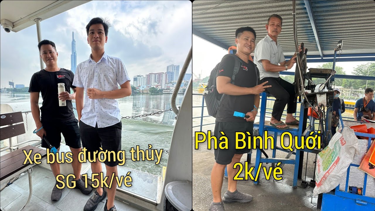 Trải nghiệm Sai Gon Water Bus và Phà Bình Quới  ngắm phong cảnh ngoại ô Sài Gòn.