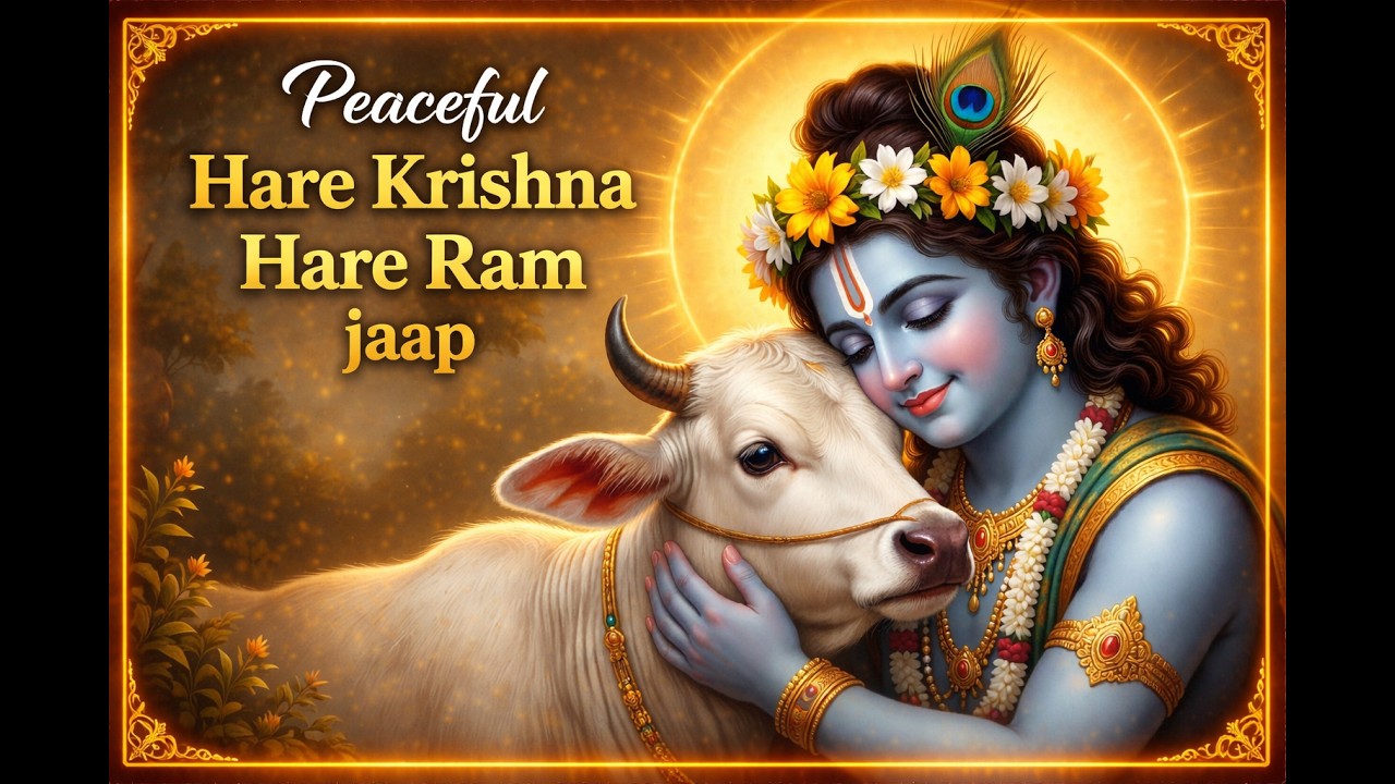 हरे कृष्ण हरे राम जाप | महामंत्र | Peaceful Hare Krishna Hare Ram Chanting