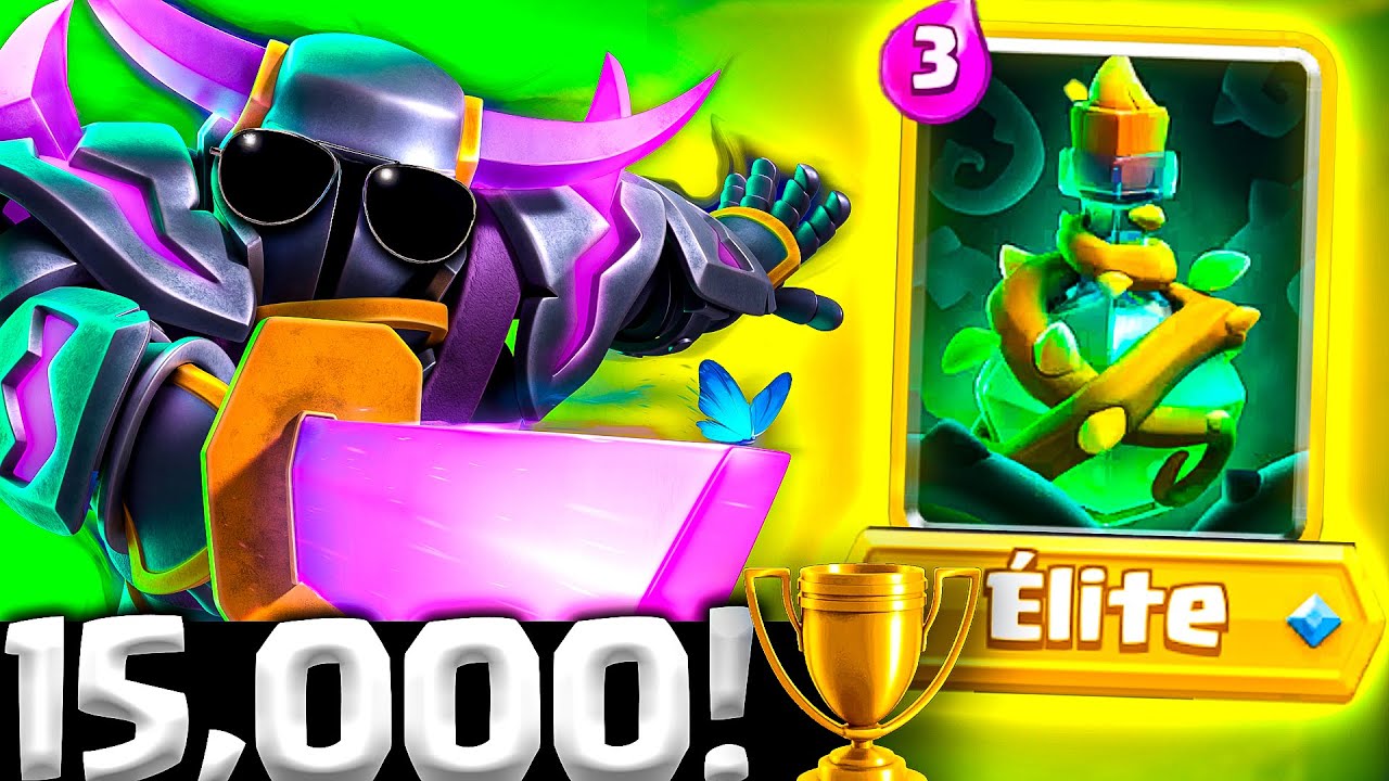 SUB&Iacute; A *15,000 COPAS* CON MAZO TROLL DE SUSCRIPTOR EN CLASH ROYALE‼️🏆