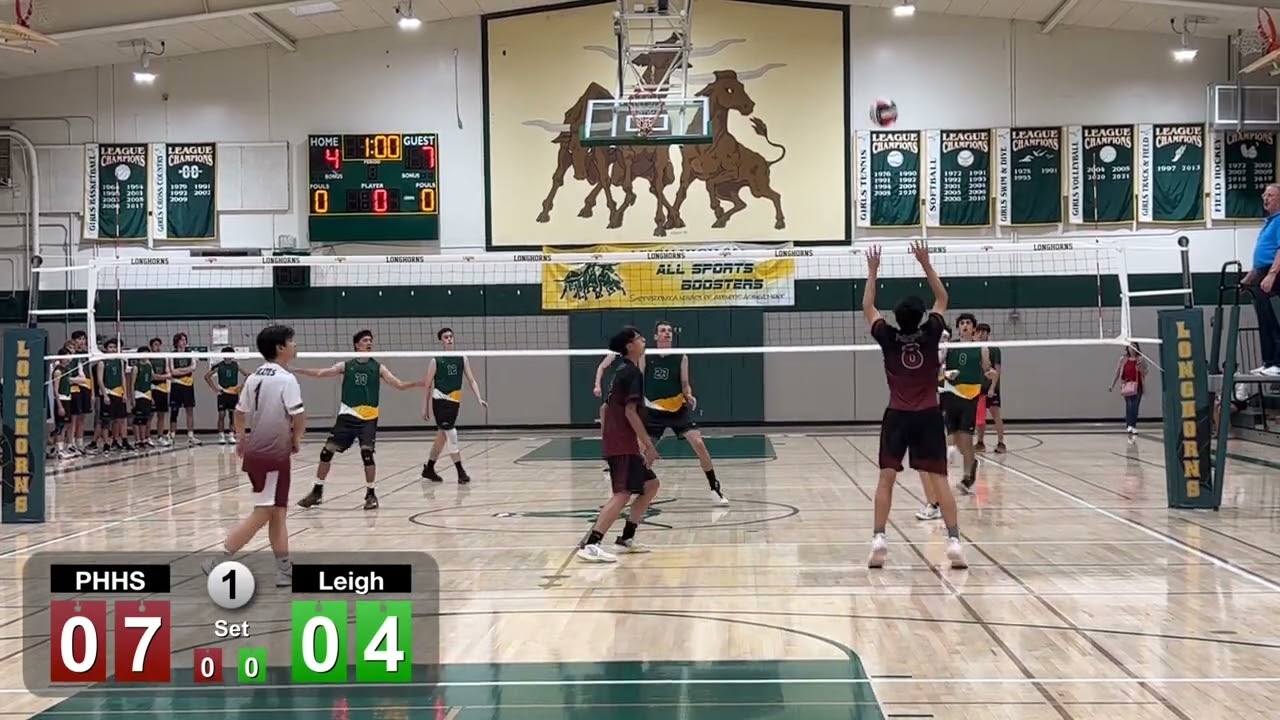 Volleyball 2023 Varsity CCS Playoff Round 1 PHHS vs Leigh 2023.05.09
