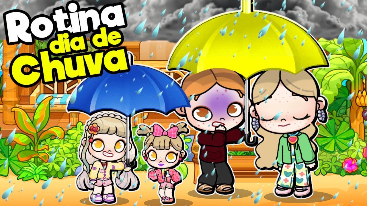ROTINA DA TARDE EM UM DIA CHUVOSO | HISTORINHA ROTINAS AVATAR WORLD