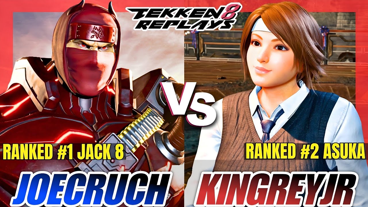 Tekken 8 | Joe Crush (Jack 8) vs KingReyJr (Asuka) | High Level Ranked Match Replay