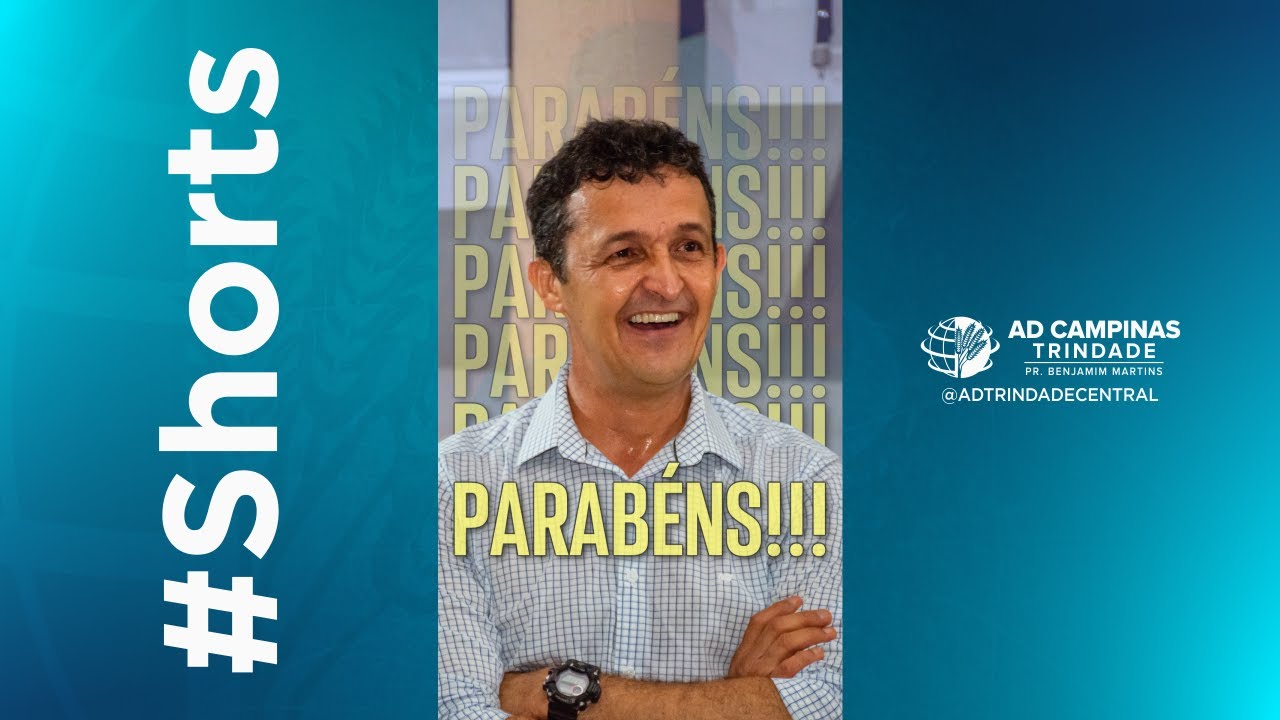 Parab&eacute;ns Pr. Benjamim Martins #Shorts