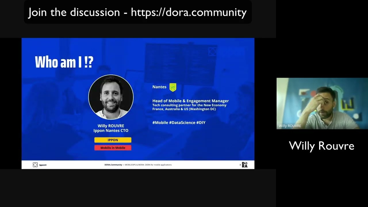 DORA Community Discussion - Mobile & DORA (MORA)