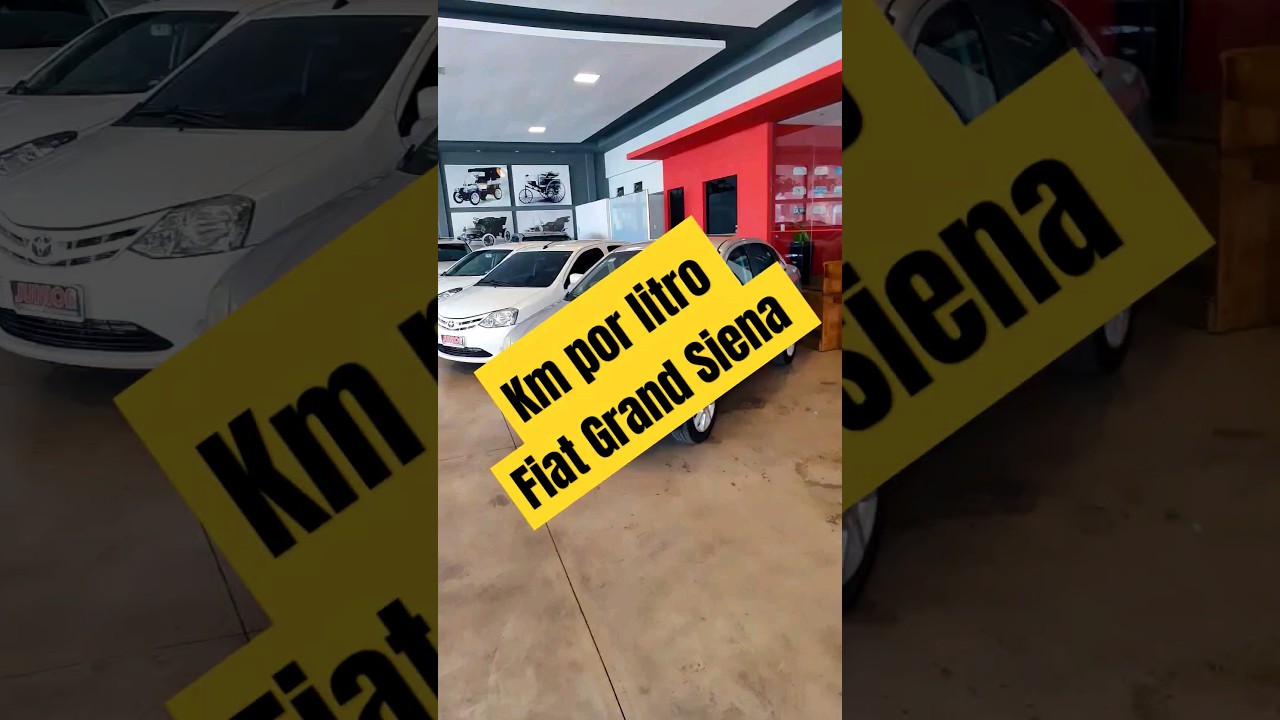 Veja quantos km faz o Fiat Grand Siena 2013 com um litro de gasolina #fiat #cars #shorts
