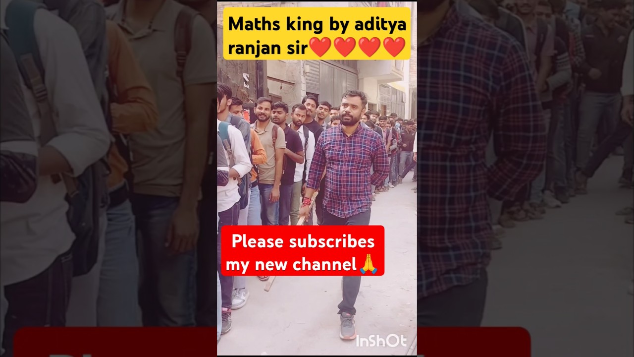 Maths king by aditya ranjan sir❤️❤️❤️❤️#ytshorts #motivation #ssccglexam #shorts(#adityaranjansir)