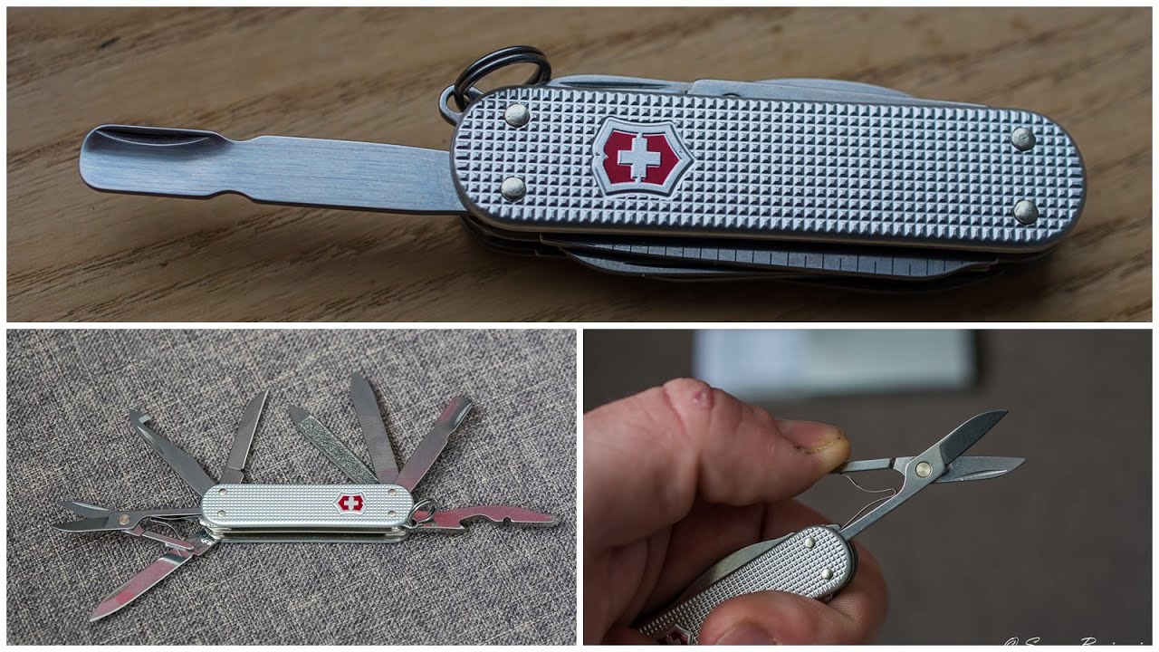 Обзор Victorinox MINI CHAMP ALOX 0.6381.26. Компактный брелок - маникюрный