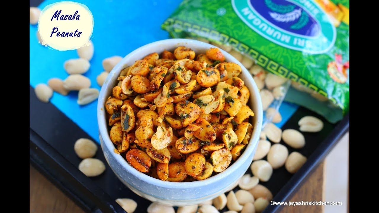 Congress Kadalaekai, Masala peanuts recipe