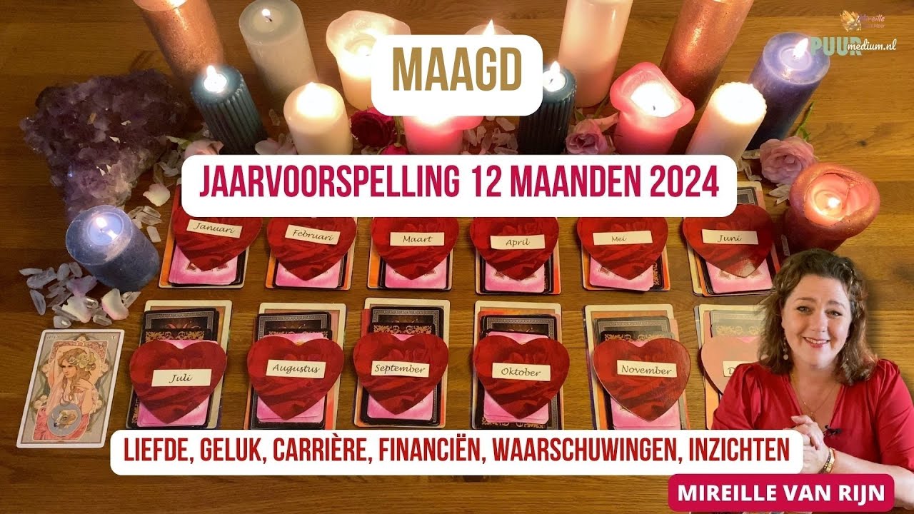 MAAGD STERRENBEELD VOORSPELLING 2024 -TAROT - ASTRO -LENORMAND -MIREILLE VAN RIJN