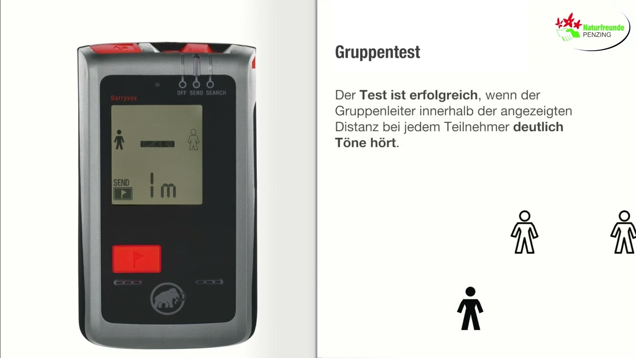 LVS Training; Kurzanleitung; Barryvox