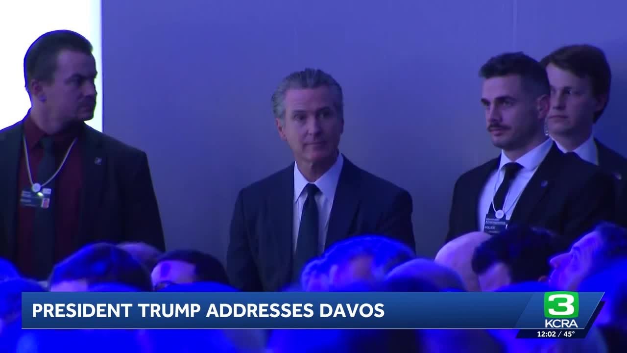 Gov. Newsom denied entry to USA House in Davos after President Trump's remarks