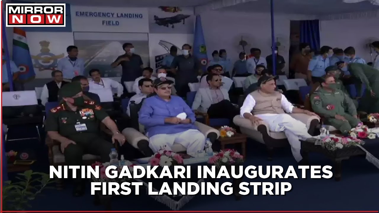 Indian Air Force's 1st emergency landing strip unveiled in Rajasthan by Union Minister Nitin Gadkari