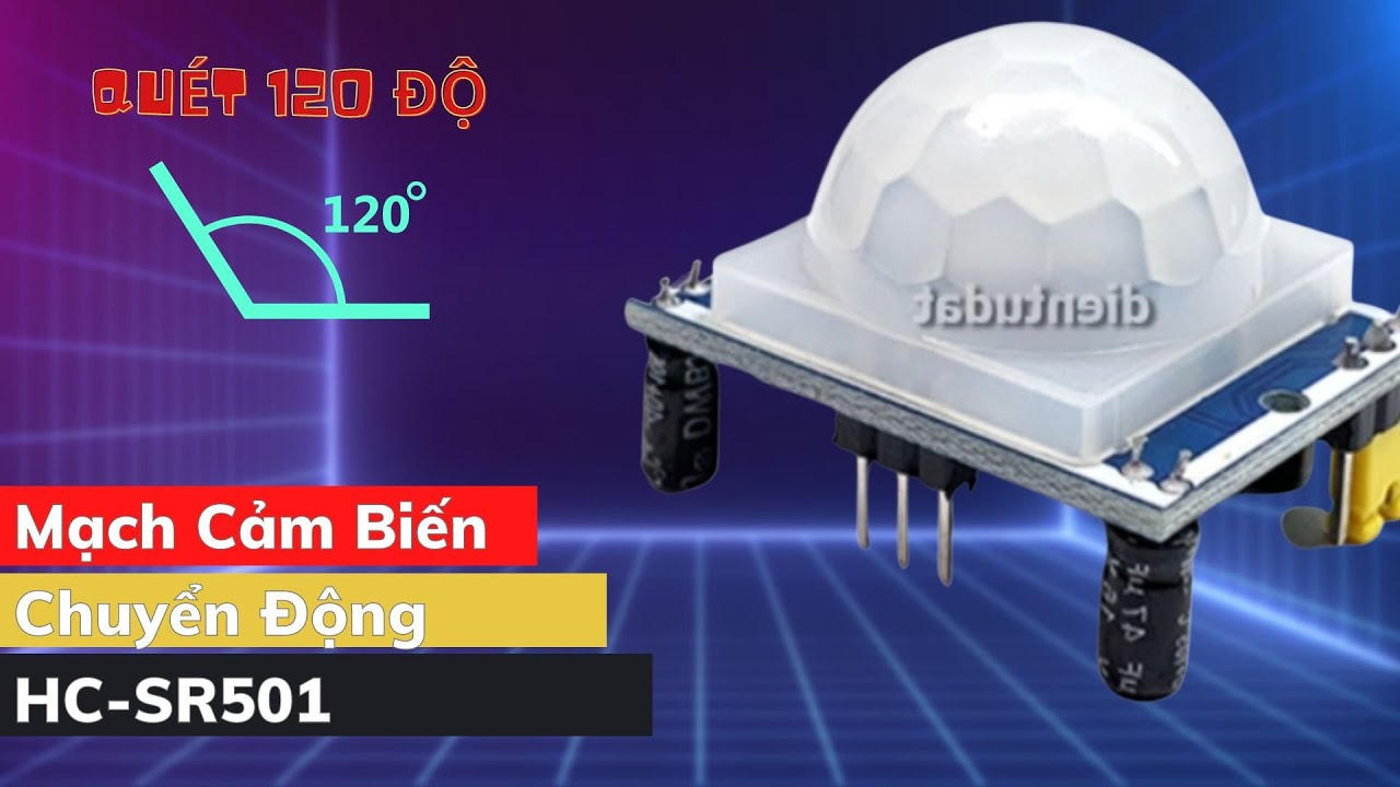 Mạch Cảm Biến Chuyển Động HC-SR501 | Điện tử DAT