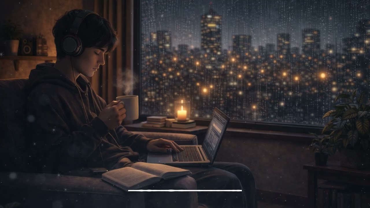 Rainy Lo-Fi Beats for Deep Focus | 15 Minutes | No Vocals | Chill Instrumental