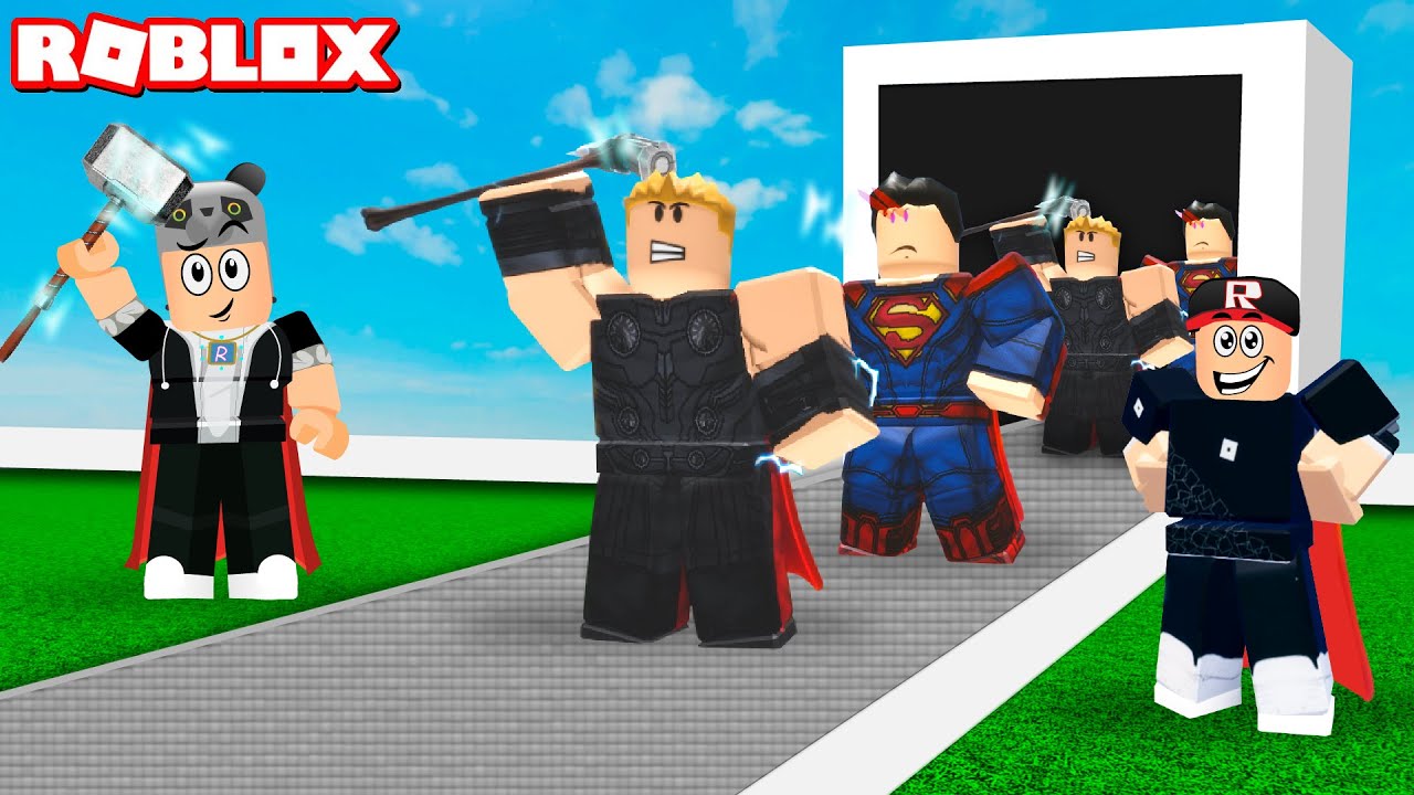 Thor ve Süpermen Fabrikası Kurduk!! - Panda ile Roblox Super Hero Brawl Tycoon