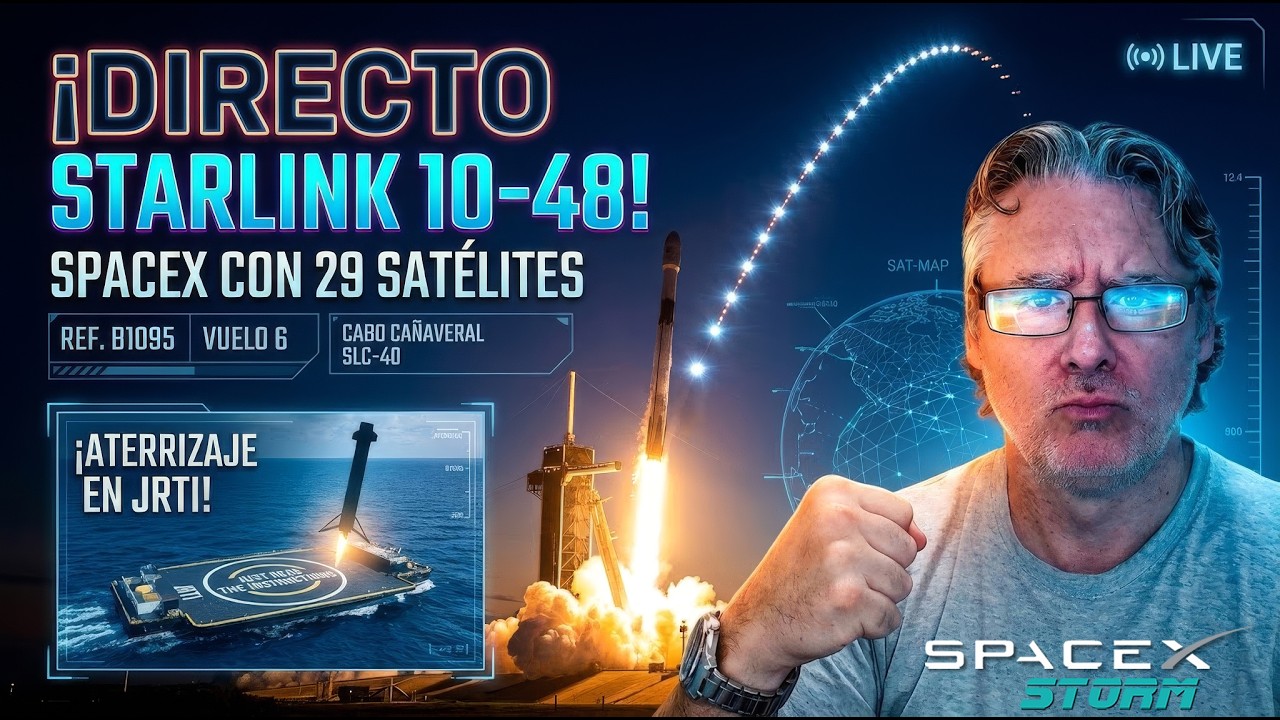 ¡Lanzamiento de la misión Starlink 10-48 de SpaceX! 🚀
