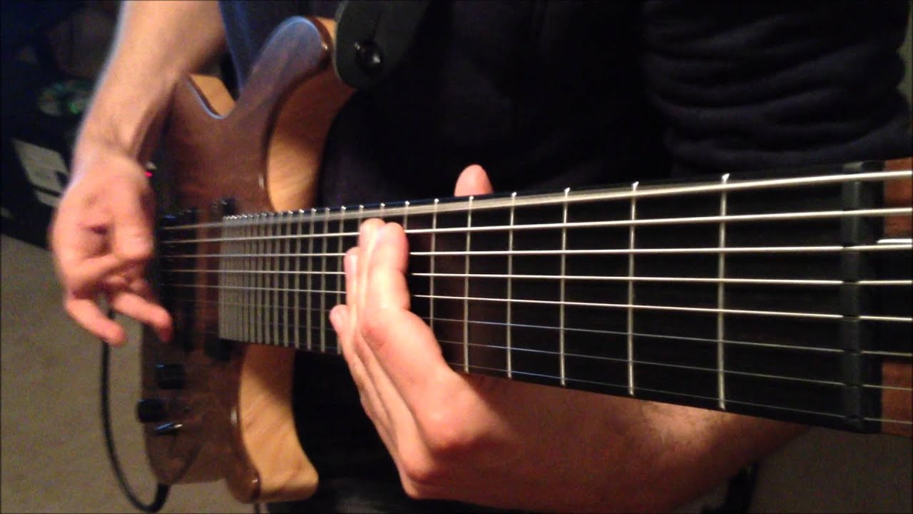 Meshuggah - Demiurge Guitar Cover (1080p Head Stock Cam)