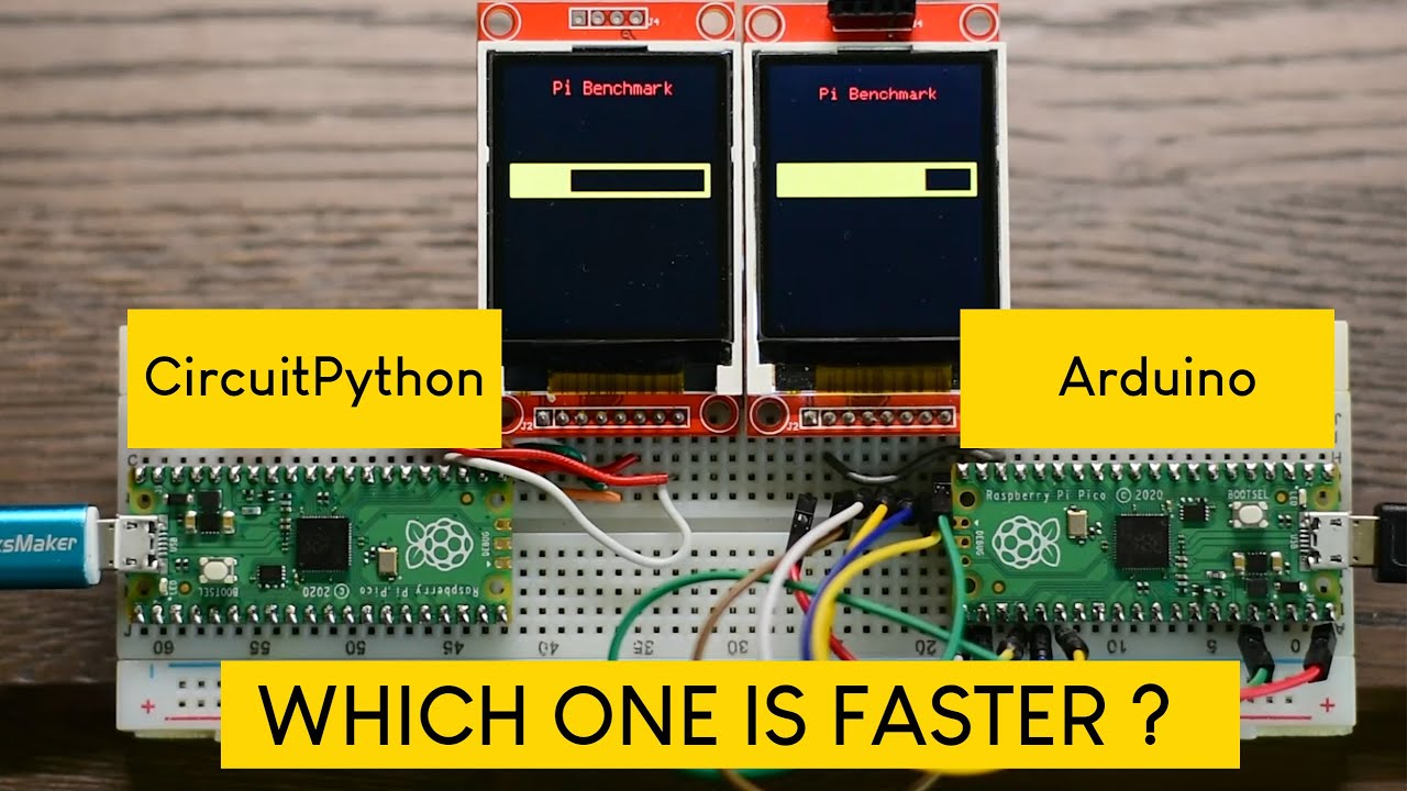 Сравнение скорости Arduino и CircuitPython