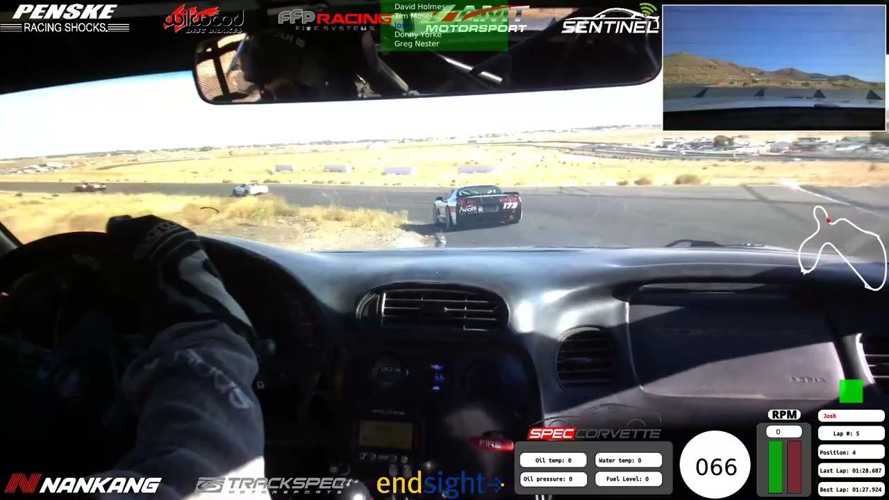 Spec Corvette Race at Willow Springs International Raceway 10-19-2024